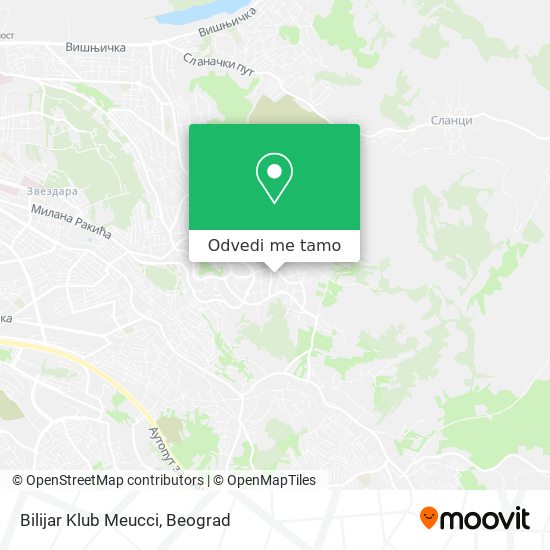 Bilijar Klub Meucci mapa