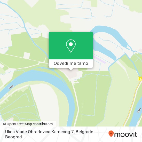 Ulica Vlade Obradovica Kamenog 7 mapa