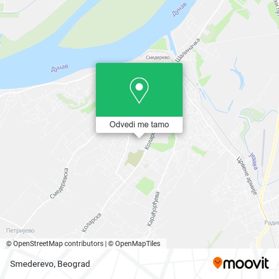 Smederevo mapa