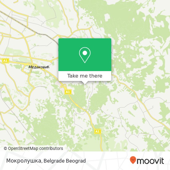 Мокролушка mapa