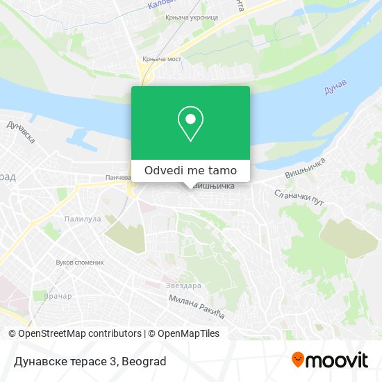 Дунавске терасе 3 mapa