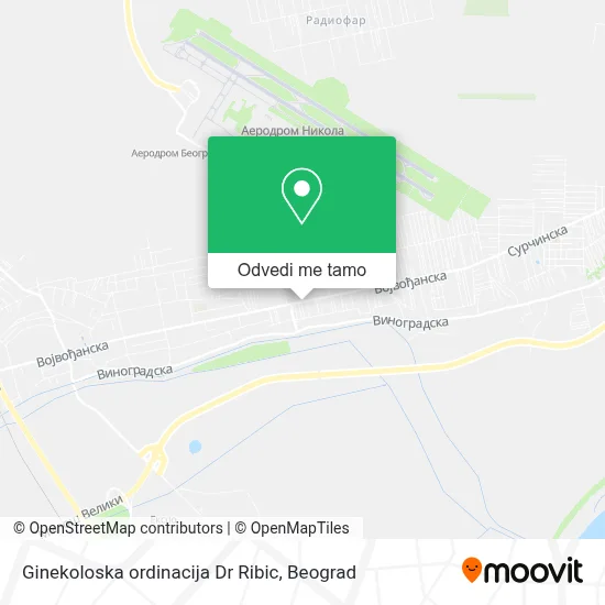 Dr Ribic Kako doći do Ginekoloska ordinacija Dr Ribic u Градска Општина Сурчин ...