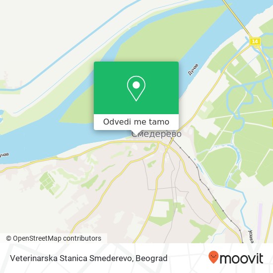 Veterinarska Stanica Smederevo mapa