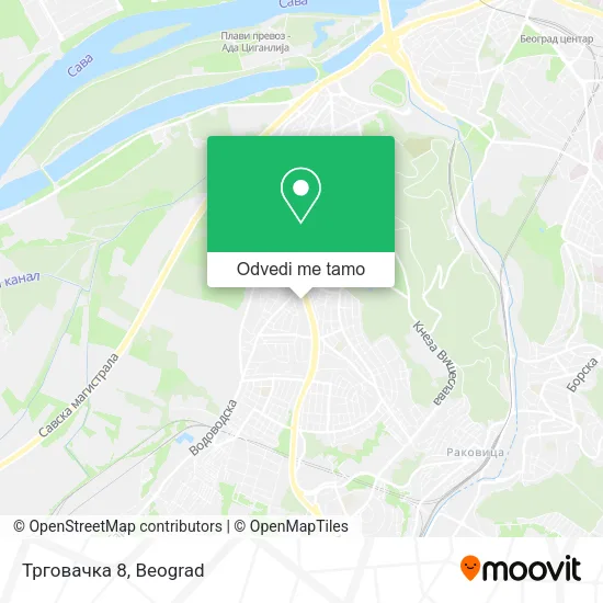 Трговачка 8 mapa