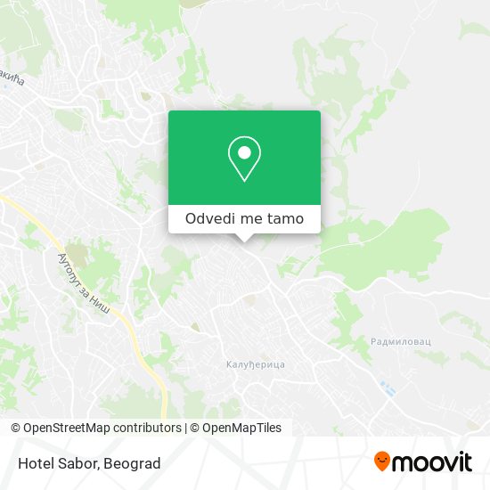 Hotel Sabor mapa