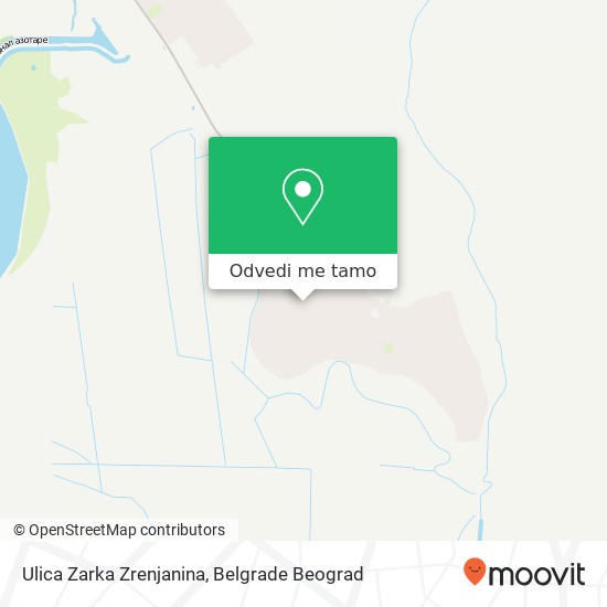 Ulica Zarka Zrenjanina mapa