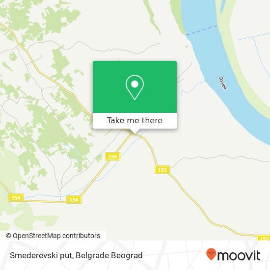 Smederevski put mapa