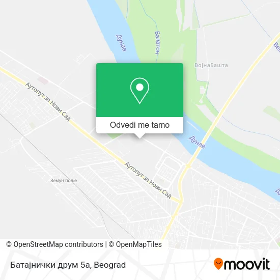 Батајнички друм 5a mapa