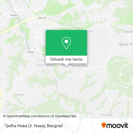 Трећа Нова (3. Нова) mapa