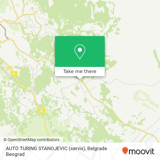 AUTO TURING STANOJEVIC (servis) mapa