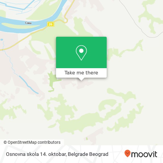 Osnovna skola 14. oktobar mapa