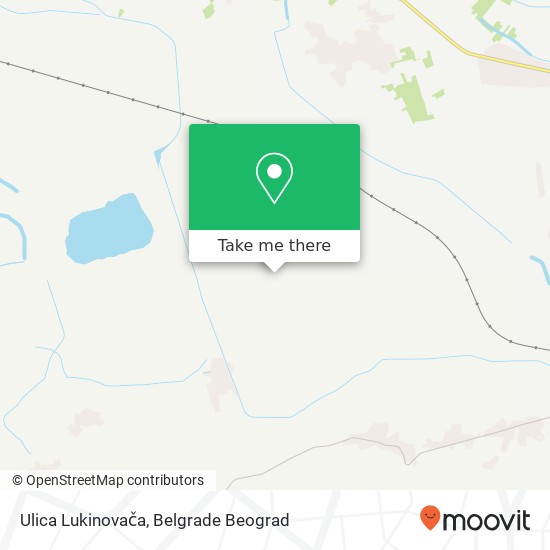 Ulica Lukinovača mapa