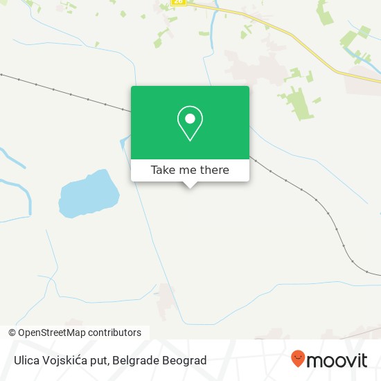 Ulica Vojskića put mapa