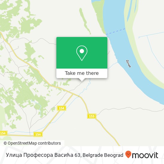 Улица Професора Васића 63 mapa