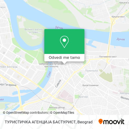 ТУРИСТИЧКА АГЕНЦИЈА БАСТУРИСТ mapa