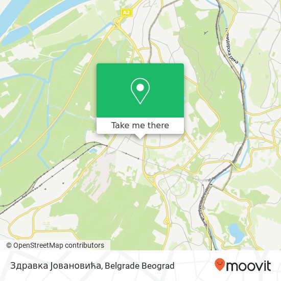 Здравка Јовановића mapa