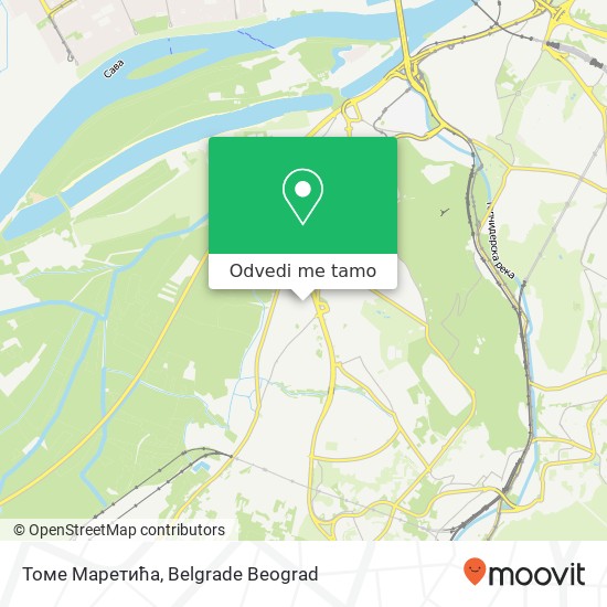 Томе Маретића mapa