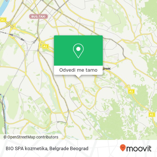 BIO SPA kozmetika mapa