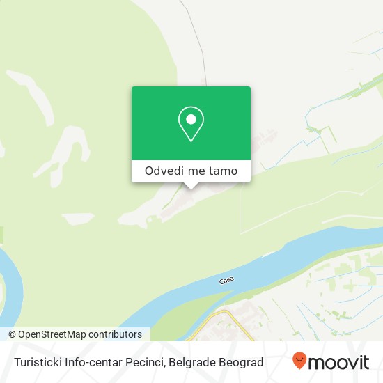 Turisticki Info-centar Pecinci mapa