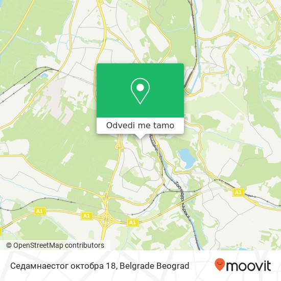 Седамнаестог октобра 18 mapa