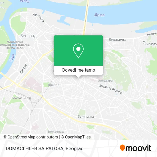 DOMACI HLEB SA PATOSA mapa