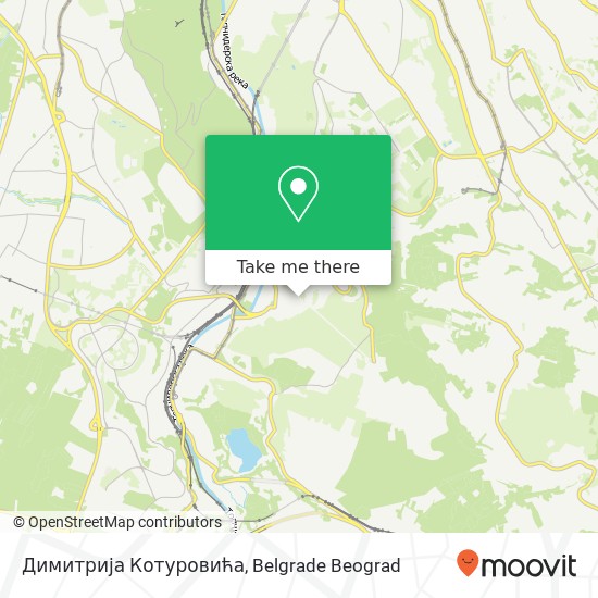 Димитрија Котуровића mapa