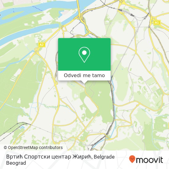 Вртић Спортски центар Жирић mapa