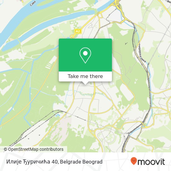 Илије Ђуричића 40 mapa