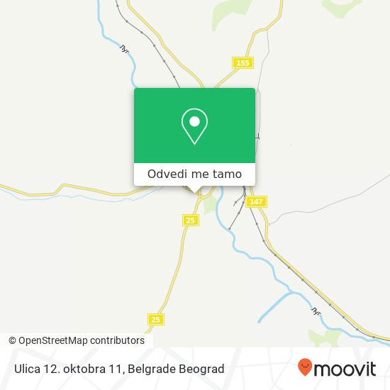 Ulica 12. oktobra 11 mapa