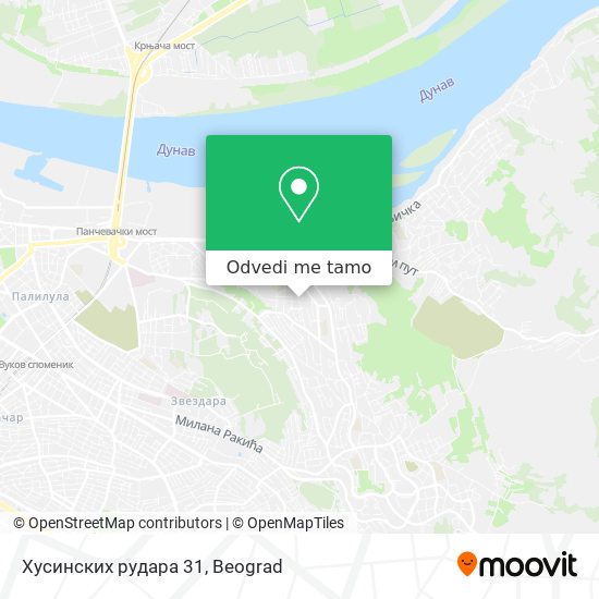 Хусинских рудара 31 mapa