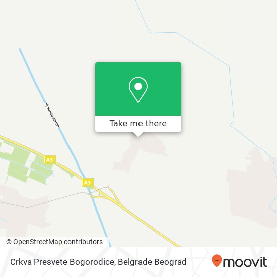 Crkva Presvete Bogorodice mapa