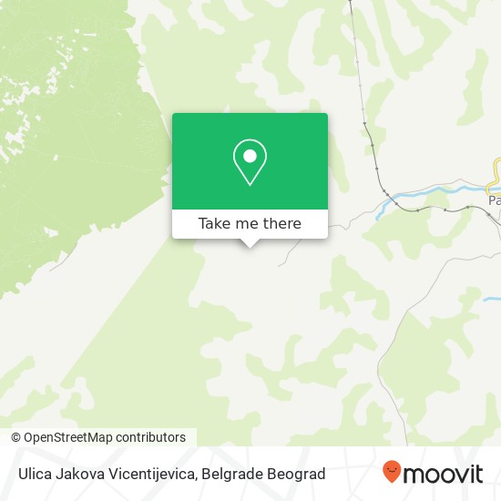 Ulica Jakova Vicentijevica mapa