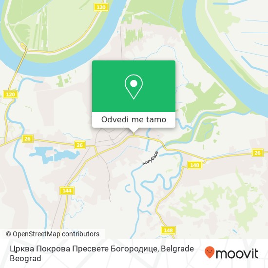 Црква Покрова Пресвете Богородице mapa