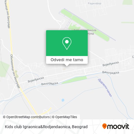 Kids club Igraonica&Rodjendaonica mapa