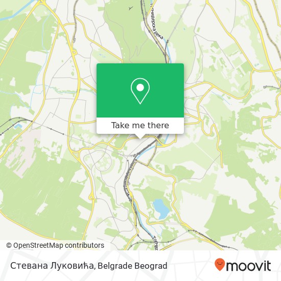 Стевана Луковића mapa