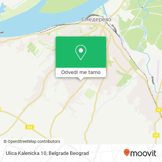 Ulica Kalenicka 10 mapa