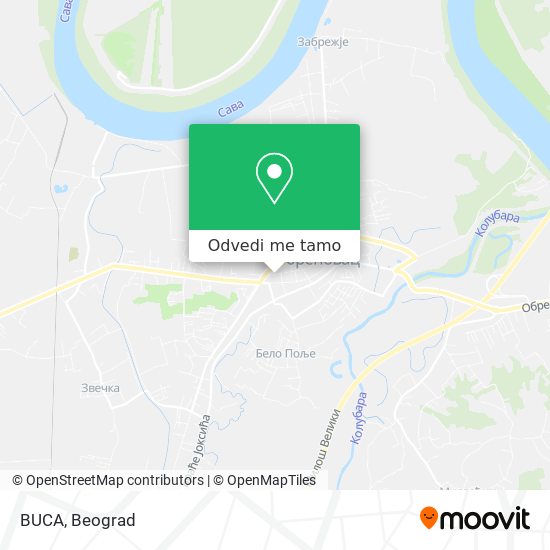 BUCA mapa