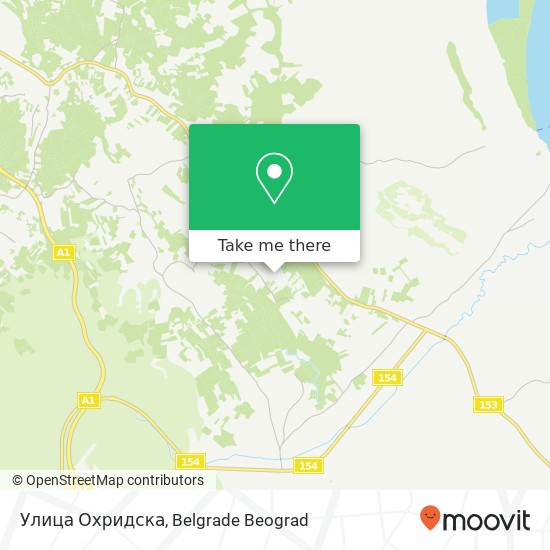 Улица Охридска mapa