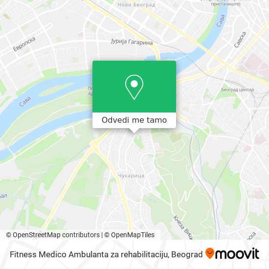 Fitness Medico Ambulanta za rehabilitaciju mapa