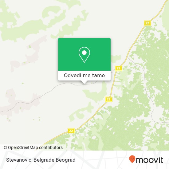 Stevanovic mapa