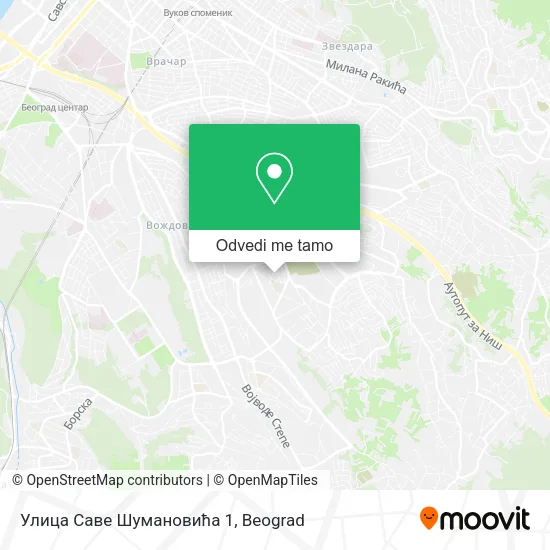Улица Саве Шумановића 1 mapa