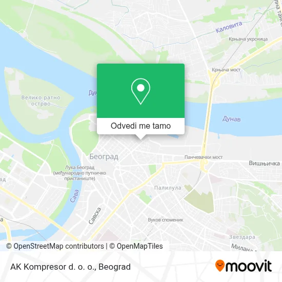 AK Kompresor d. o. o. mapa