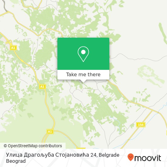 Улица Драгољуба Стојановића 24 mapa