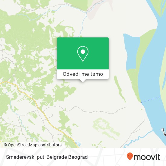 Smederevski put mapa