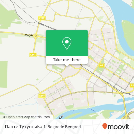 Панте Тутунџића 1 mapa