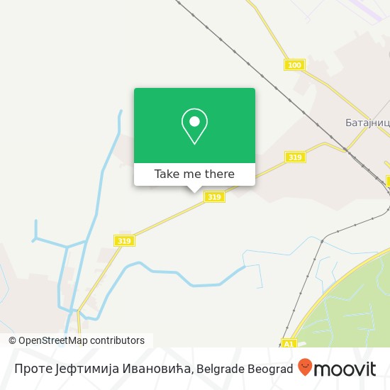 Проте Јефтимија Ивановића mapa