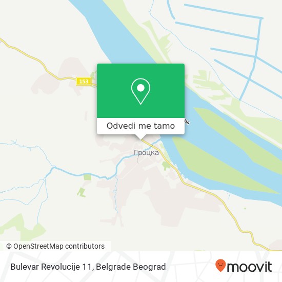 Bulevar Revolucije 11 mapa