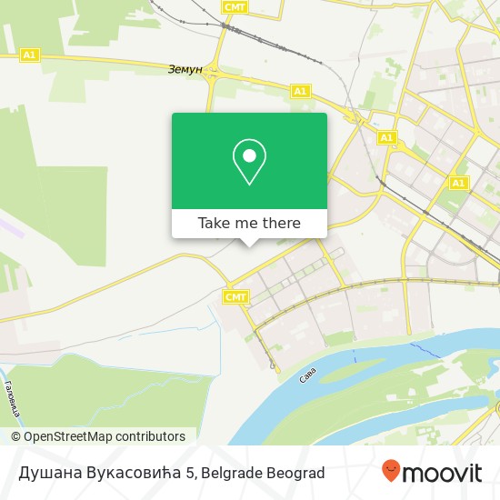 Душана Вукасовића 5 mapa