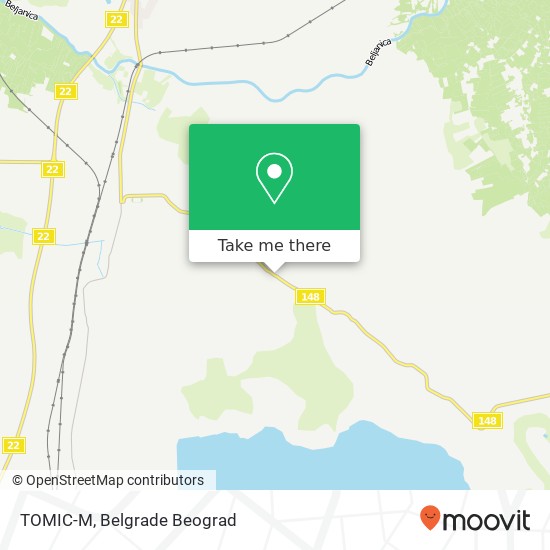 TOMIC-M mapa