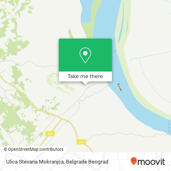 Ulica Stevana Mokranjca mapa